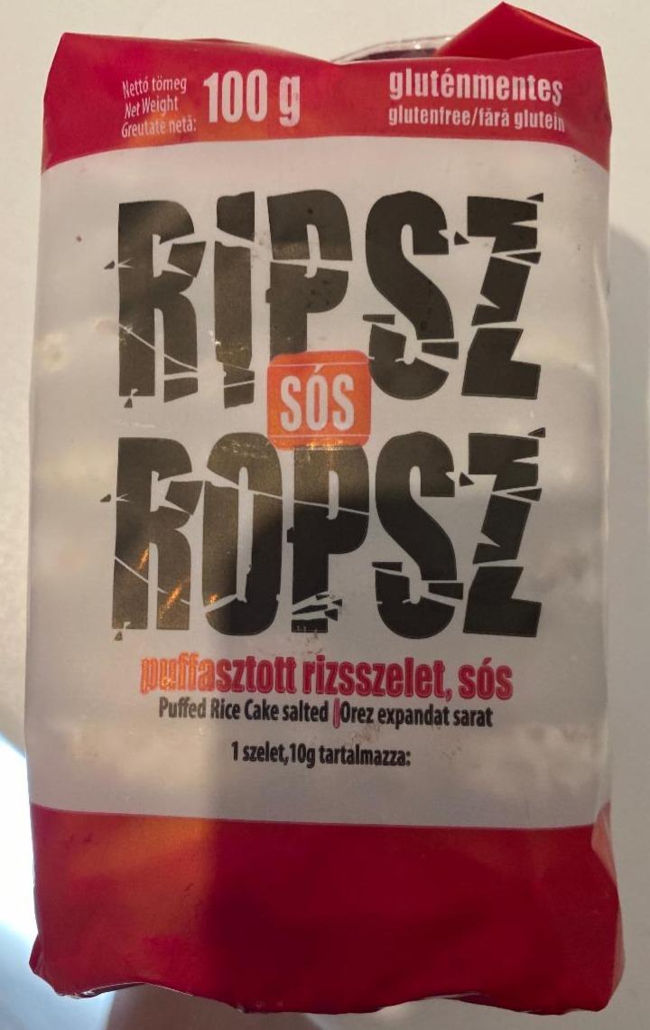Fotografie - Puffasztott rizsszelet, sós Ripsz Ropsz