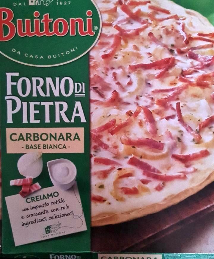 Fotografie - Forno di pietra carbonara base bianca pizza Buitoni