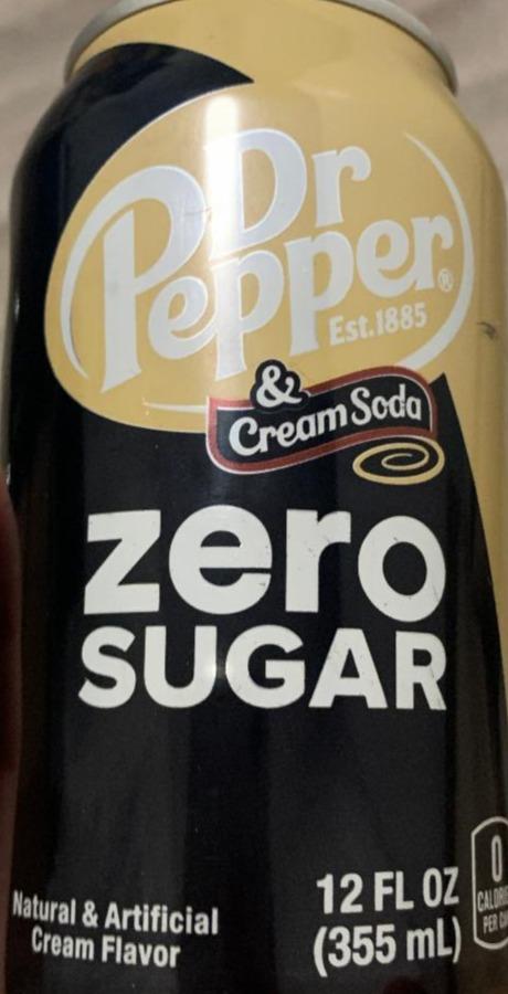 Fotografie - DrPepper & CreamSoda Zero sugar