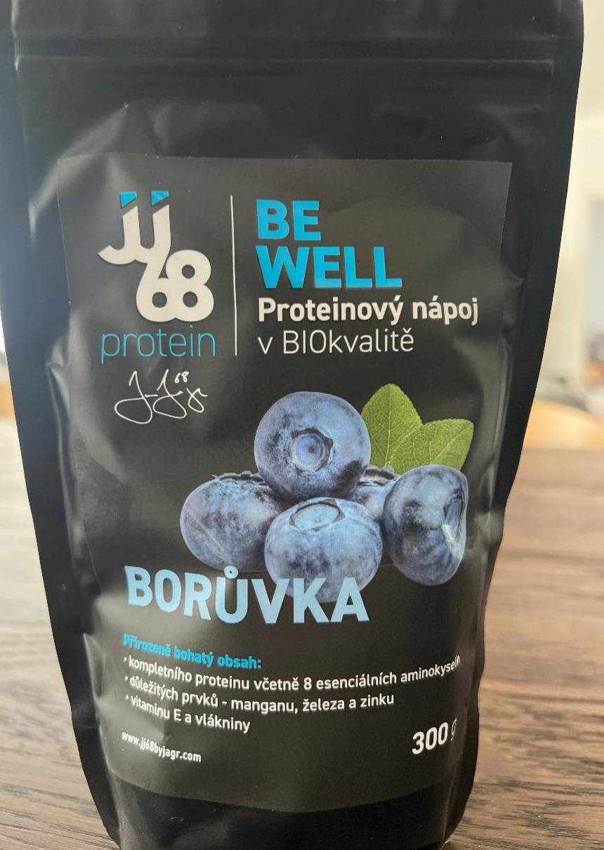 Fotografie - Bio Proteinový nápoj Borůvka JJ68 Be Well