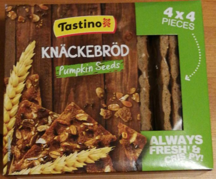 Fotografie - Knäckebröd with pumpkin seeds Tastino