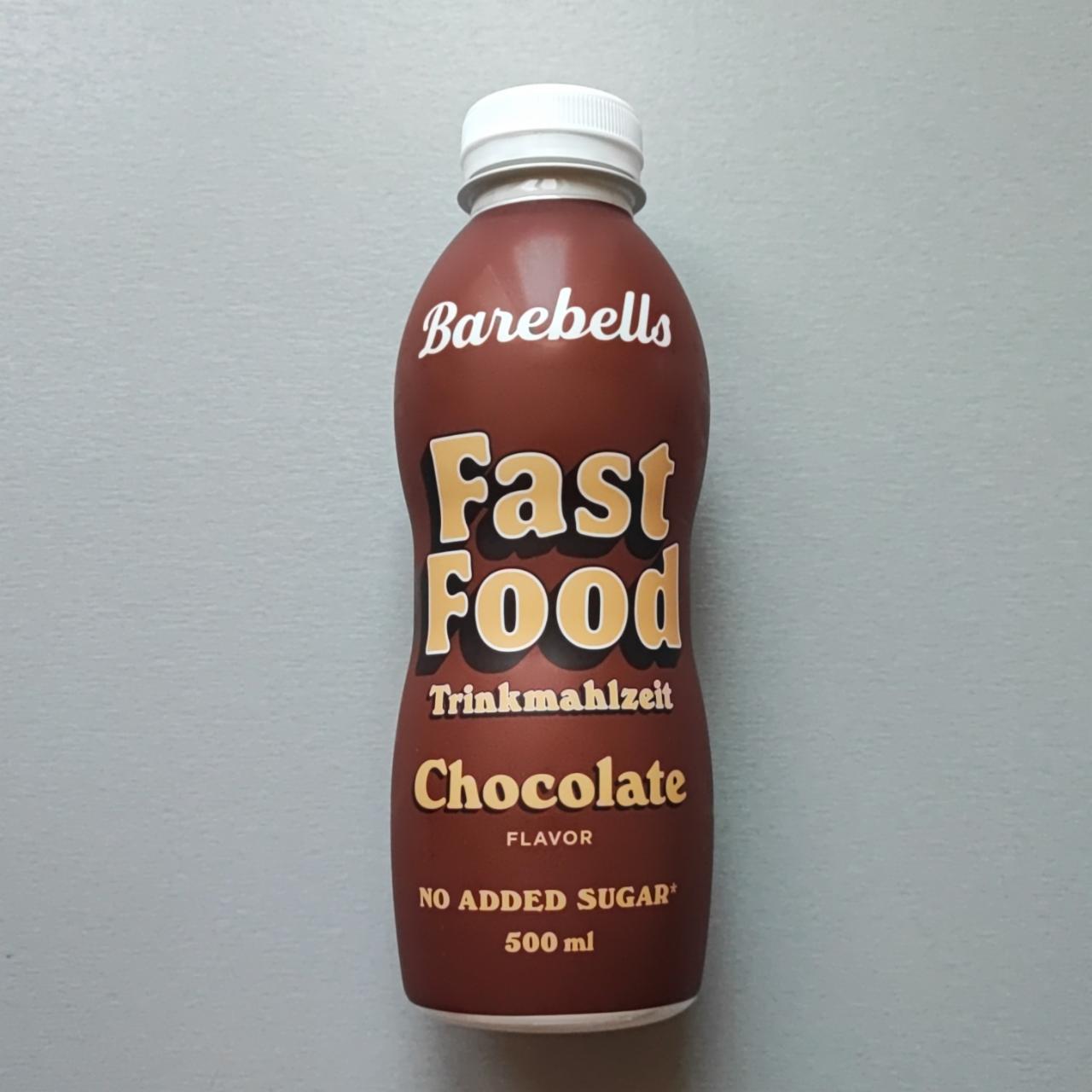 Fotografie - Fast Food Trinkmahlzeit Chocolate Barebells