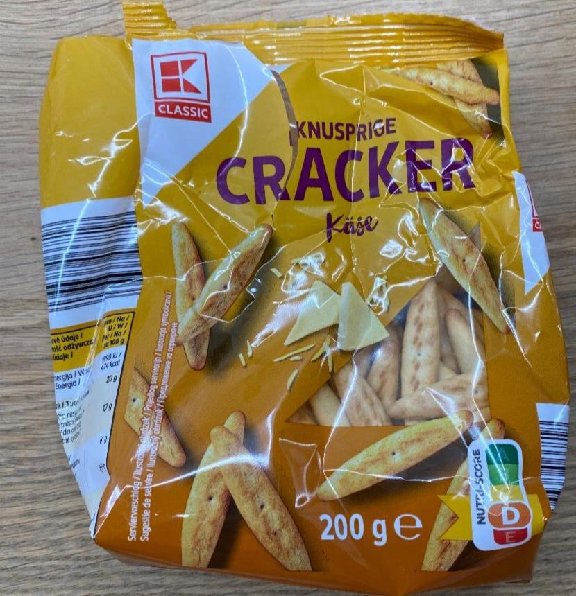 Fotografie - Knusprige Cracker Käse K-Classic