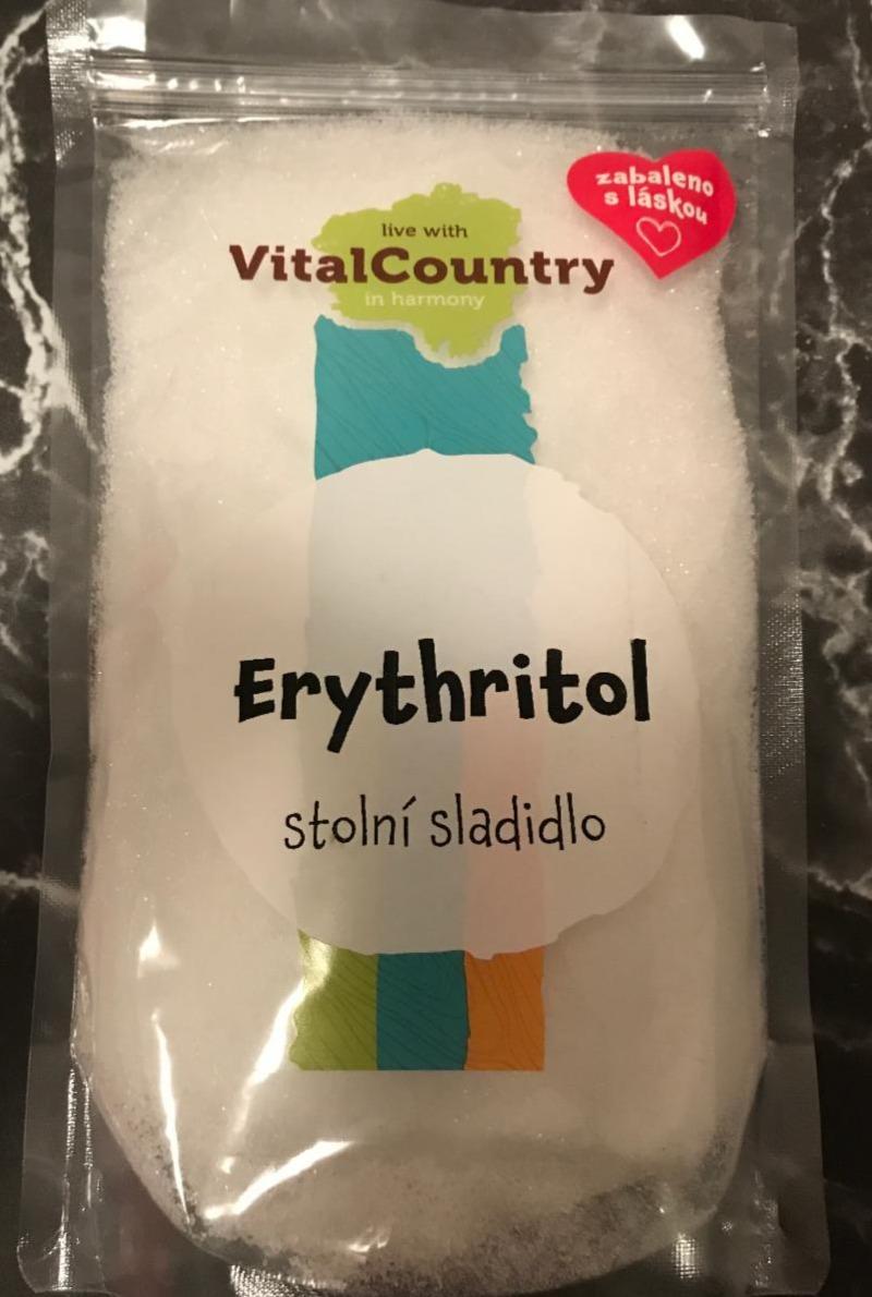 Fotografie - Erythritol stolní sladidlo VitalCountry
