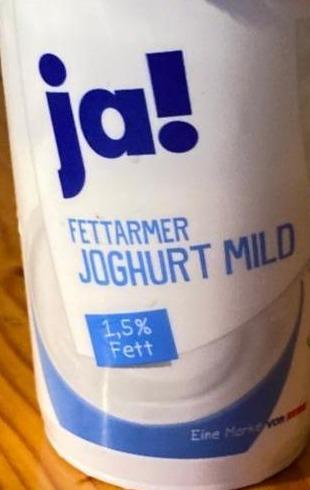 Fotografie - Fettarmer Joghurt Mild cremig gerührt 1,5% Fett Ja!