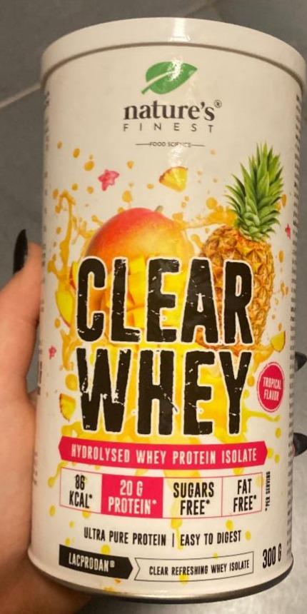 Fotografie - Clear whey isolate-tropical Natures Finest