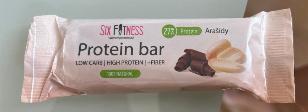 Fotografie - Protein bar arašídy Six Fitness