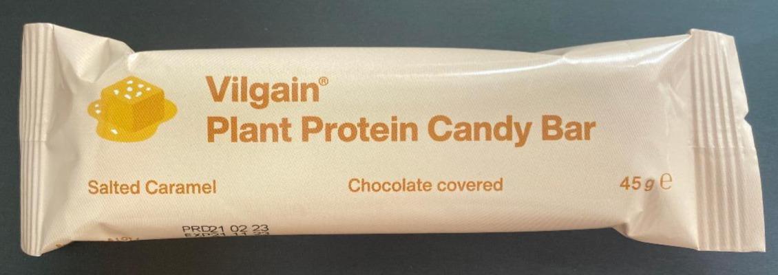 Fotografie - Plant Protein Candy Bar Salted Caramel Vilgain
