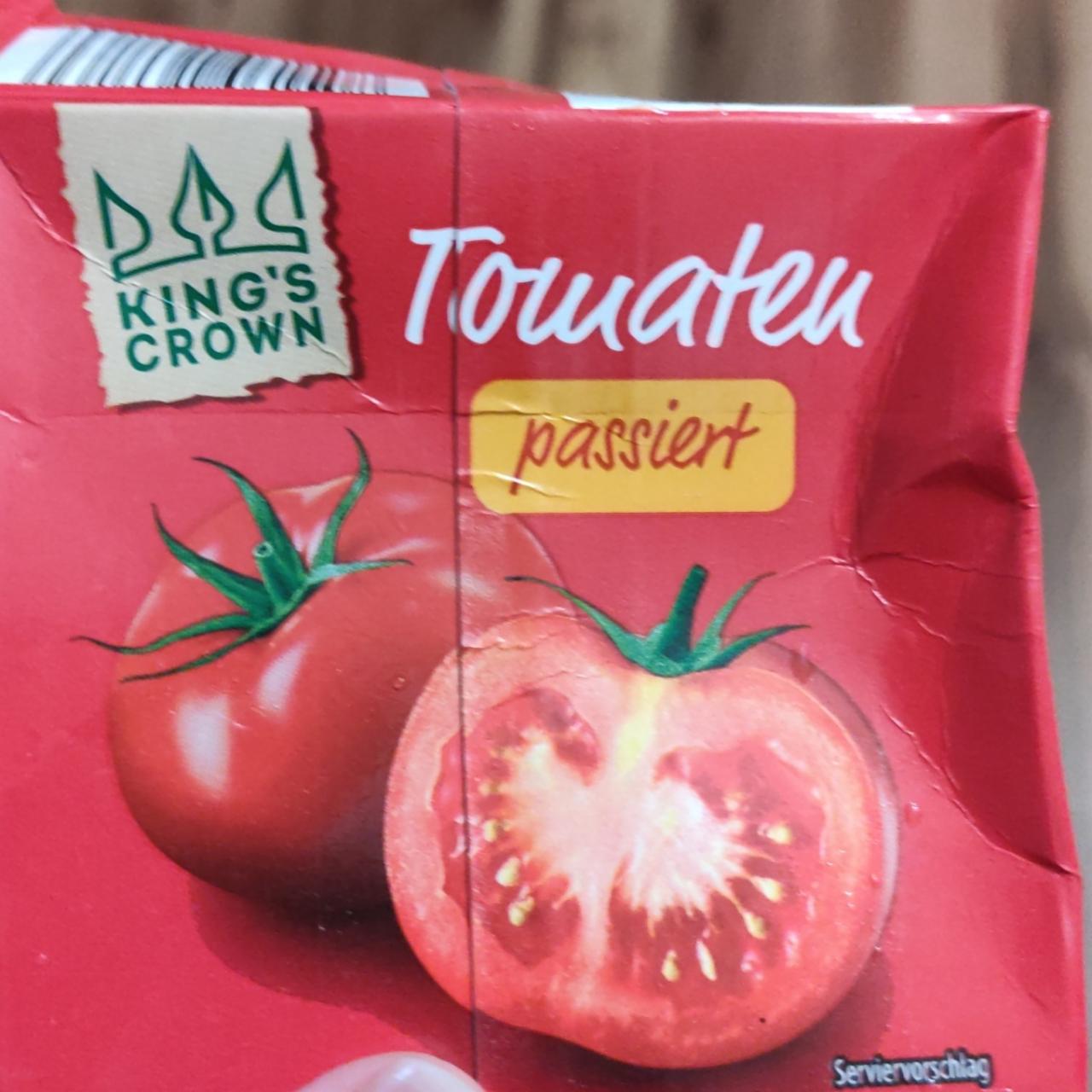 Fotografie - Tomaten passiert King's Crown