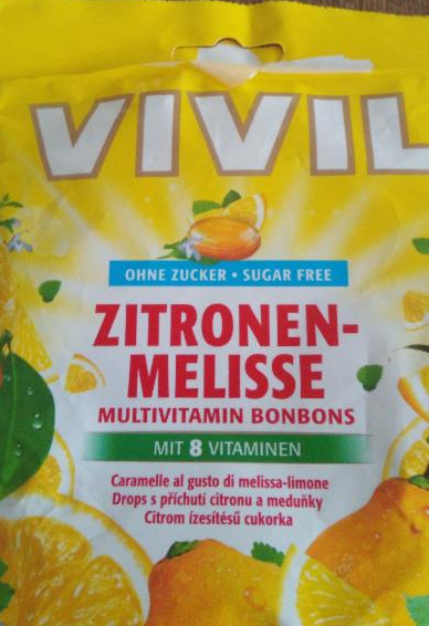 Fotografie - Multivitamín citron+meduňka bez cukru Vivil