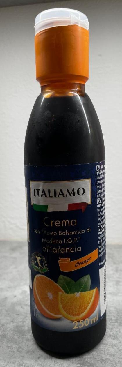 Fotografie - Crema con “ Aceto Balsamico di Modena I.G.P. “ Orange Italiamo