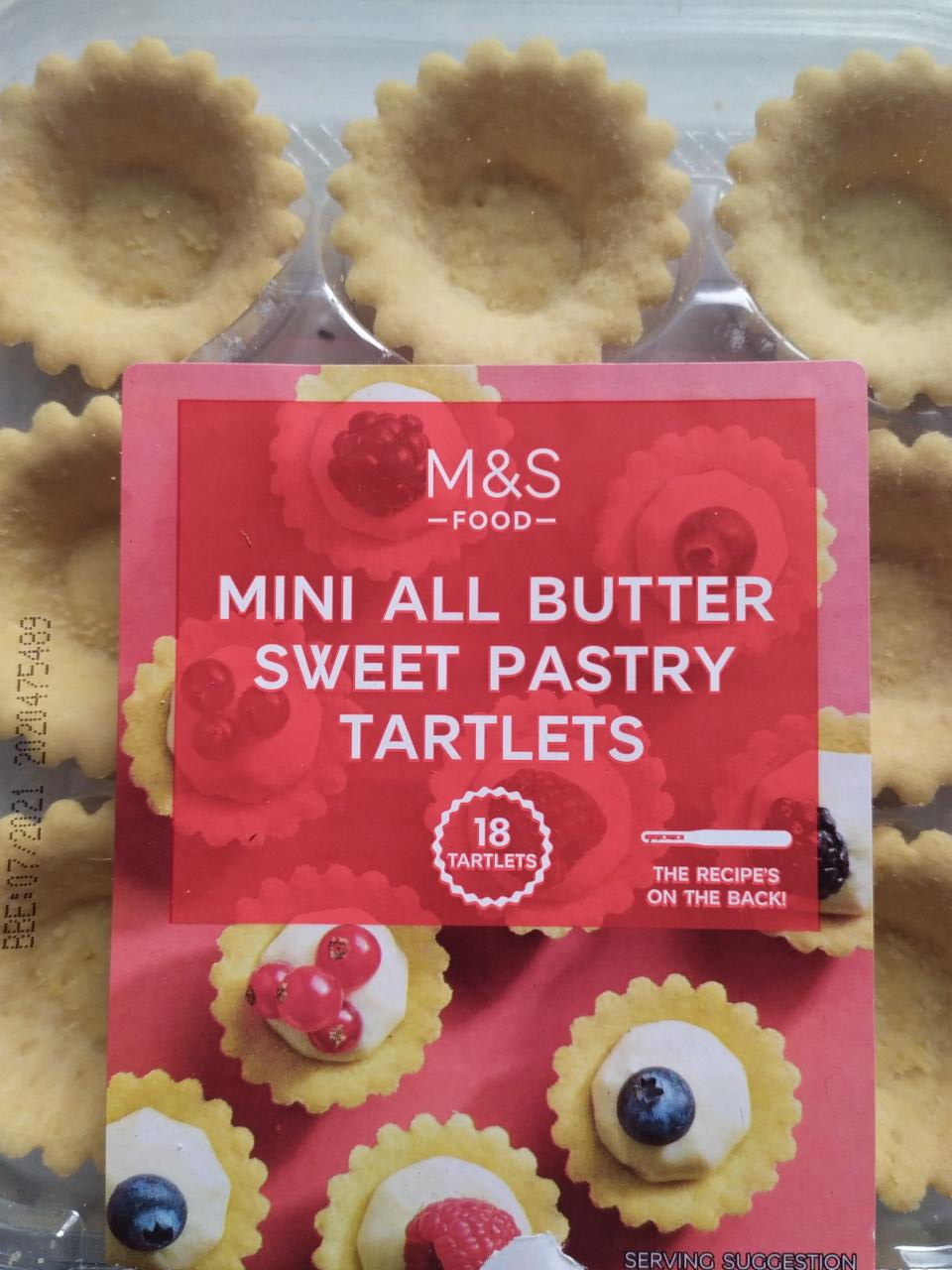Fotografie - Mini All Butter Sweet Pastry Tartlets M&S Food