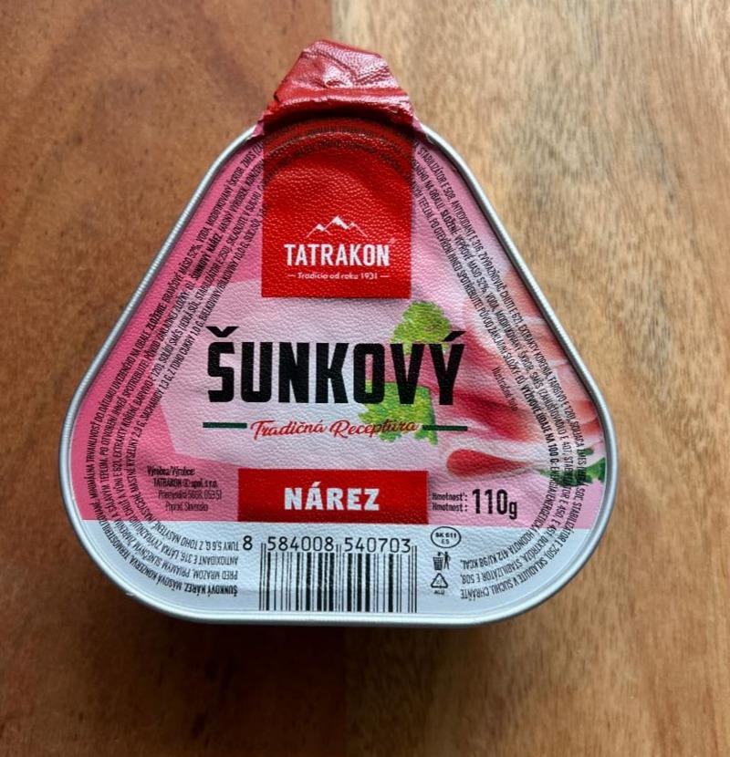 Fotografie - šunkový nářez Tatrakon