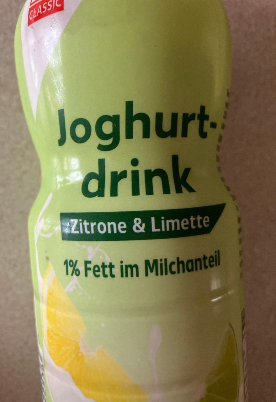 Fotografie - Joghurt-drink Zitrone & Limette 1% Fett K-Classic