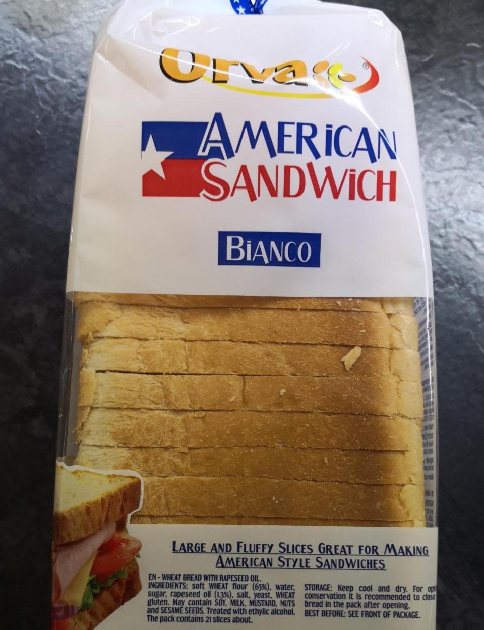 Fotografie - American sandwich Bianco Orva