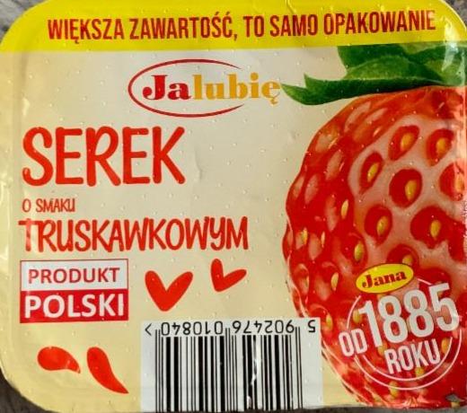 Fotografie - Serek o smaku truskawkowym Jalubie
