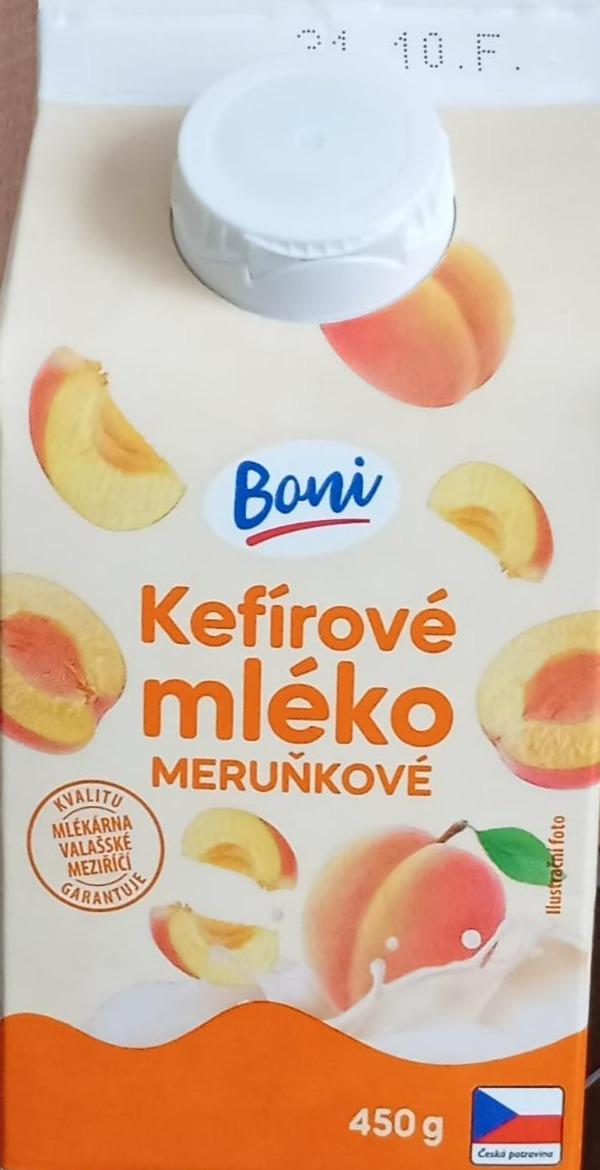 Fotografie - Kefírové mléko meruňkové 0.8% Boni