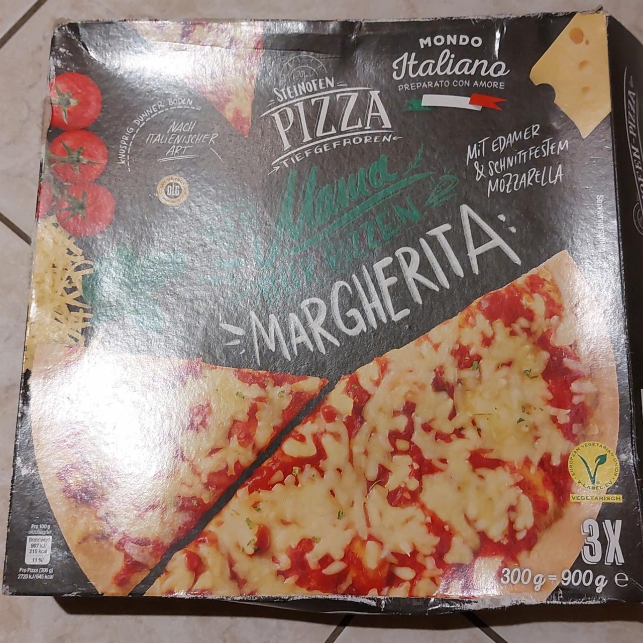Fotografie - Steinofen Pizza Margherita Mondo Italiano