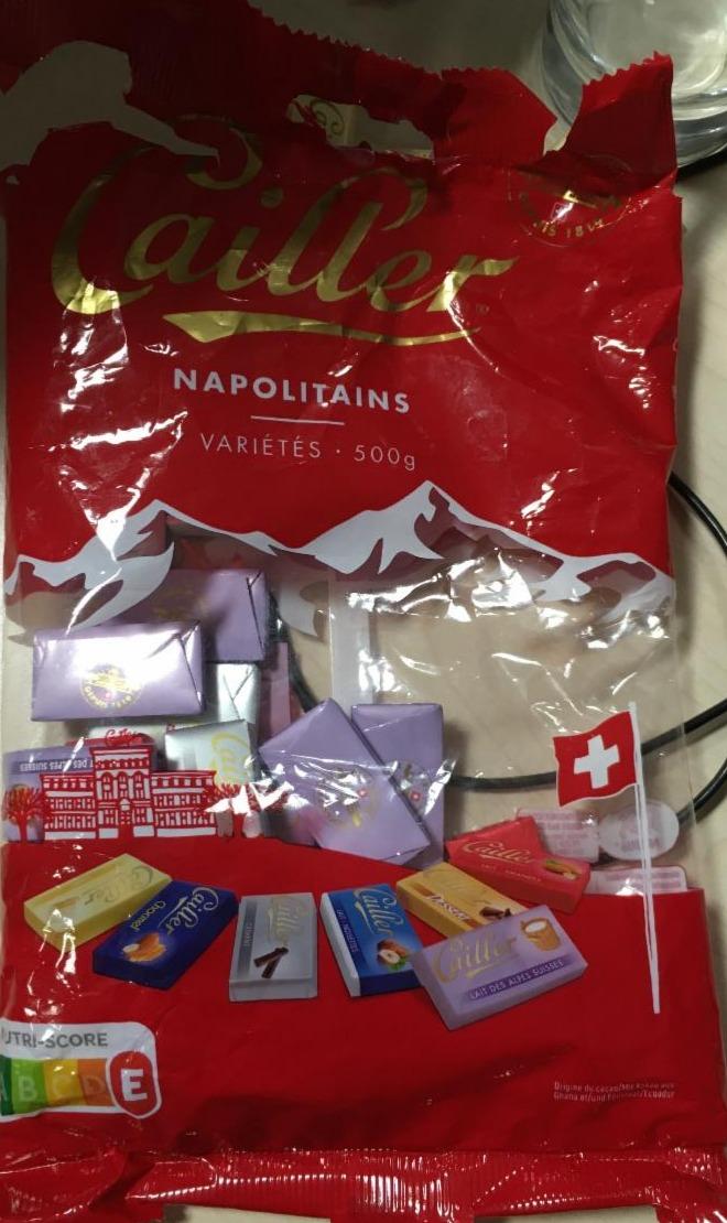 Fotografie - Napolitans assorted chocolates Cailler
