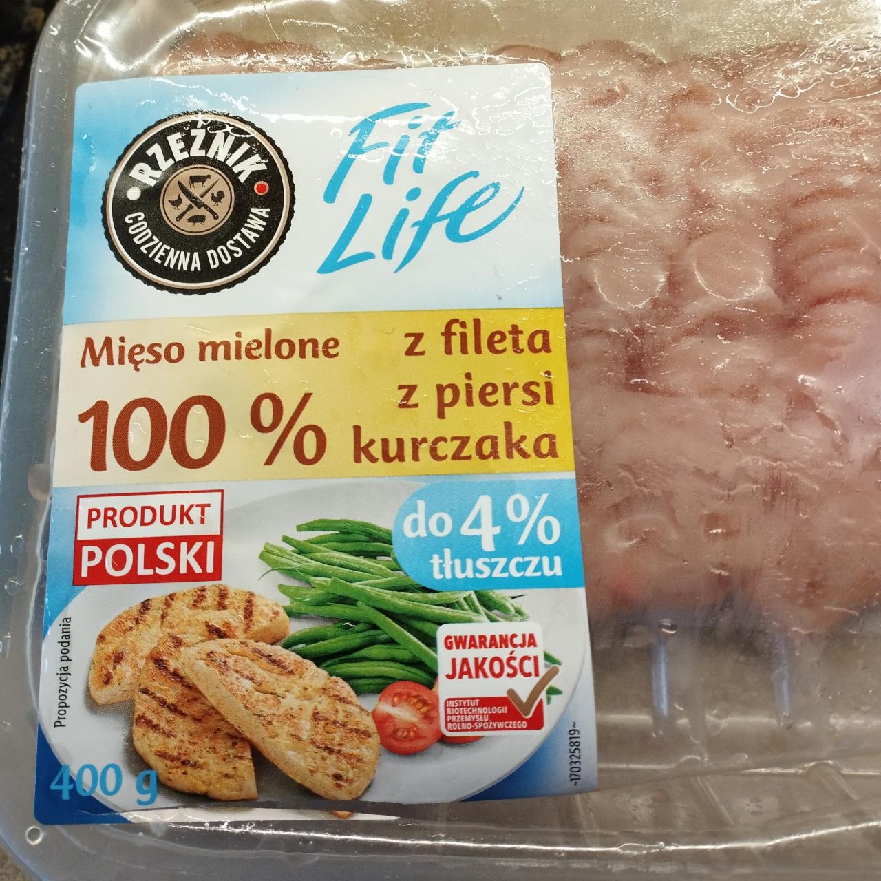 Fotografie - Mięso mielone 100% z fileta z piersi kurczaka Fit Life