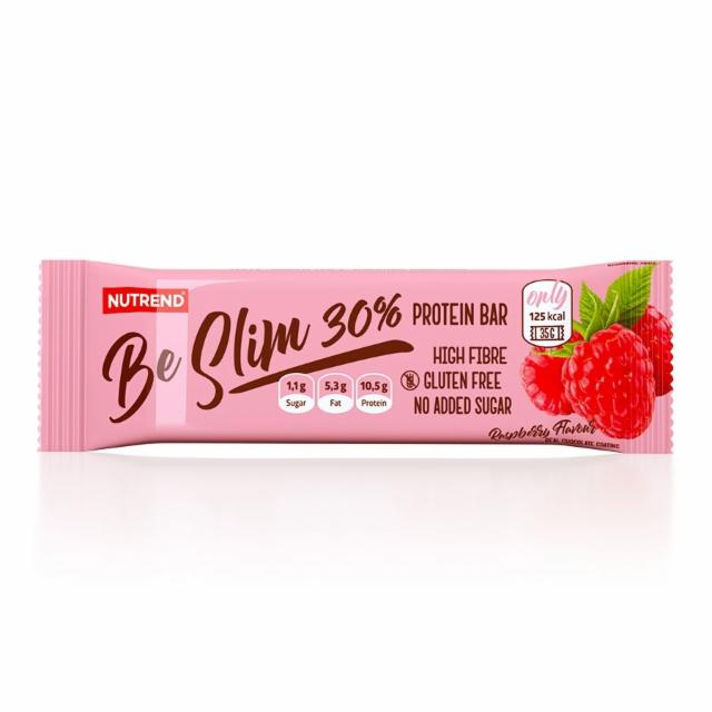 Fotografie - Be Slim 30% protein bar raspberry (malina) Nutrend
