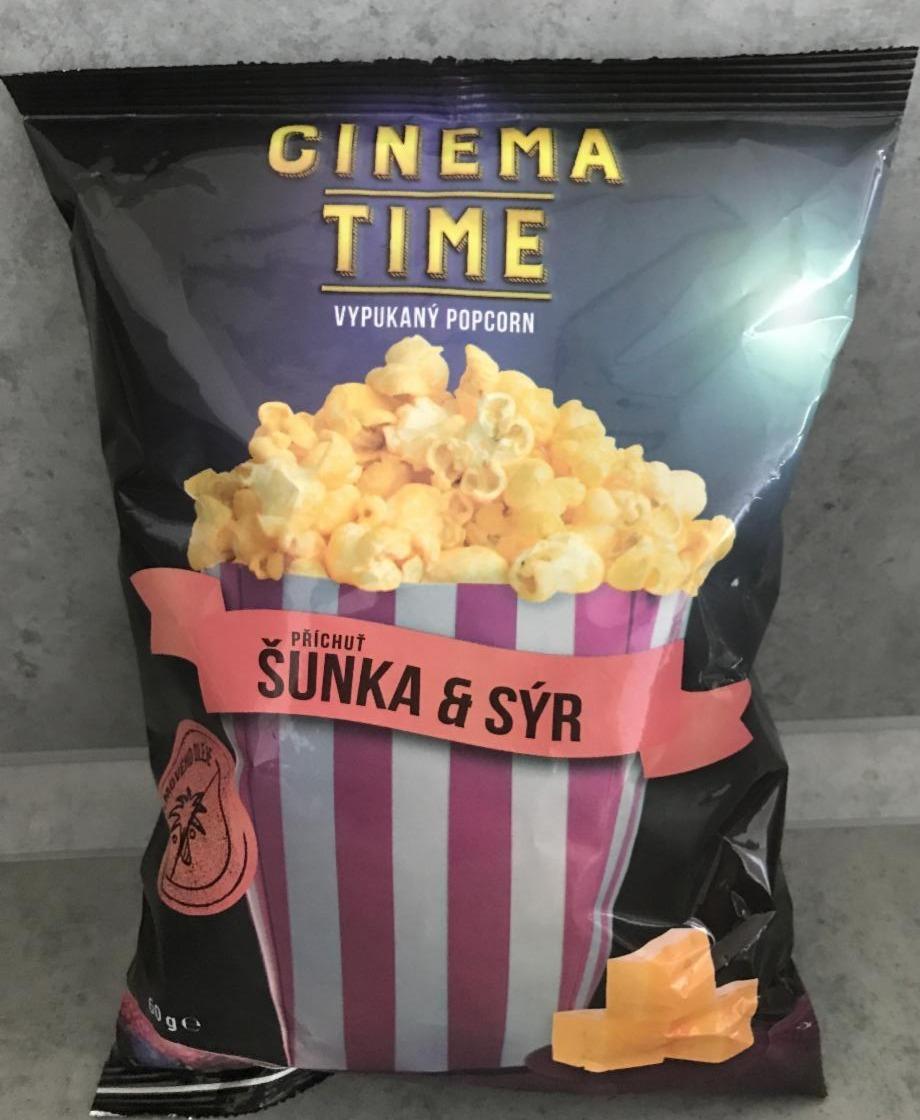 Fotografie - Vypukaný popcorn šunka a sýr Cinema Time