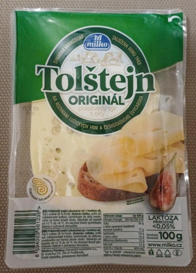 Fotografie - sýr Tolštejn 45% Milko