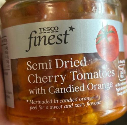 Fotografie - Semi dried cherry tomatoes with candied orange Tesco finest