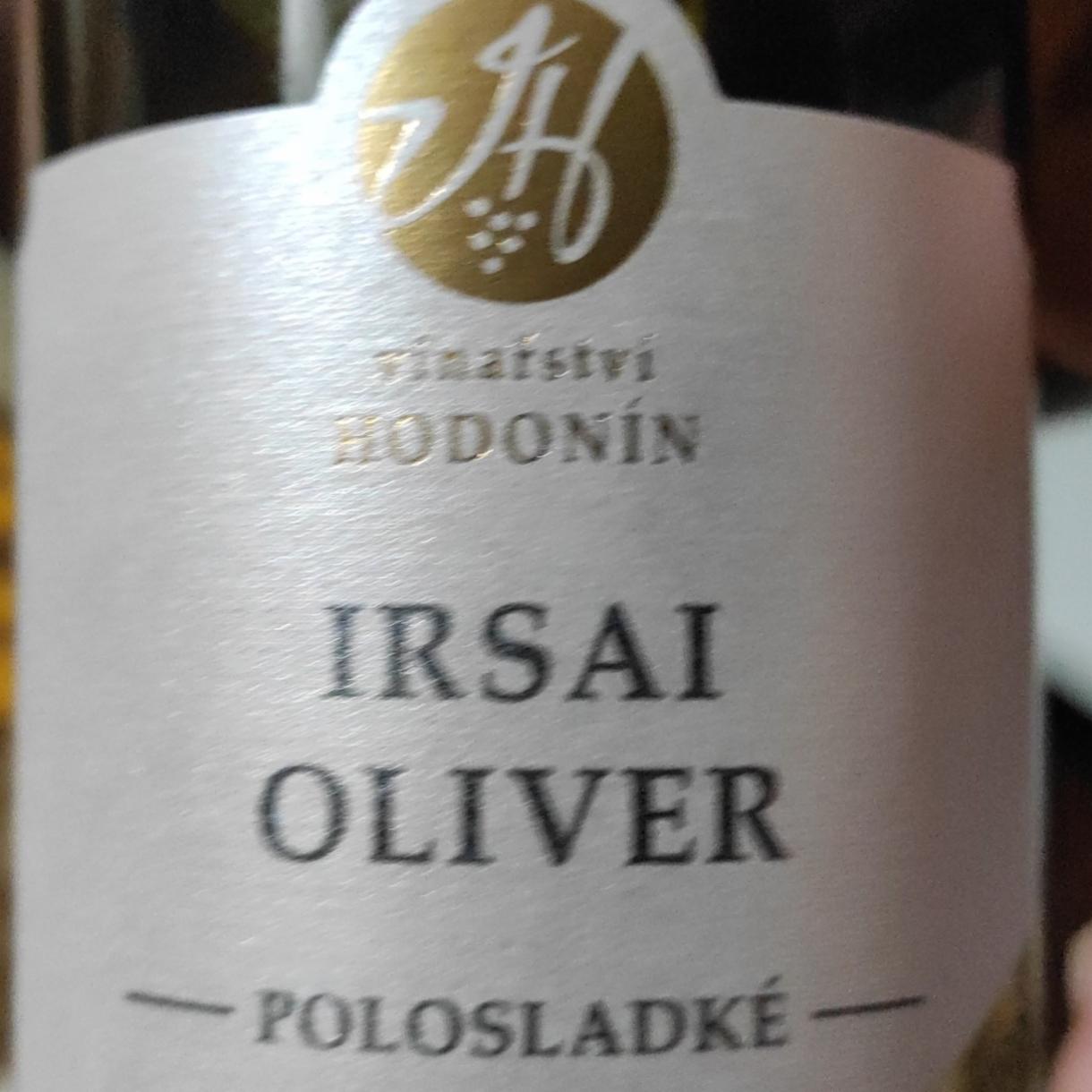Fotografie - Bílé víno Irsai Oliver polosladké Vinařství Hodonín