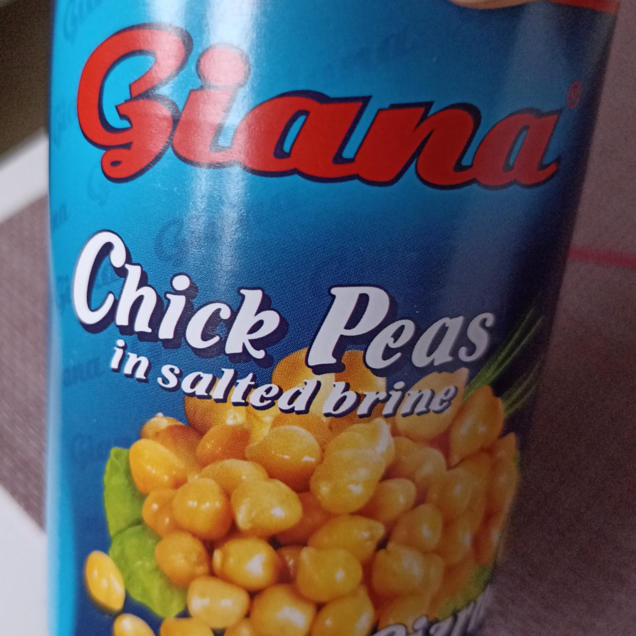 Fotografie - Chick Peas in salted brine Giana