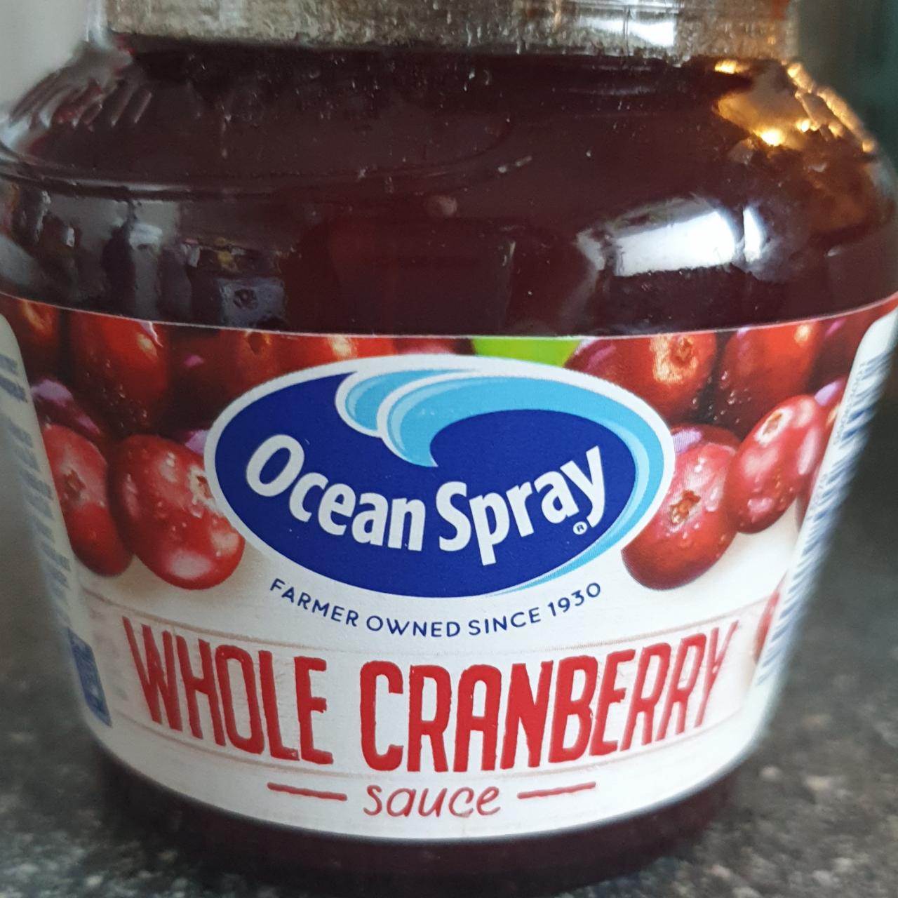 Fotografie - Whole Cranberry sauce Ocean Spray