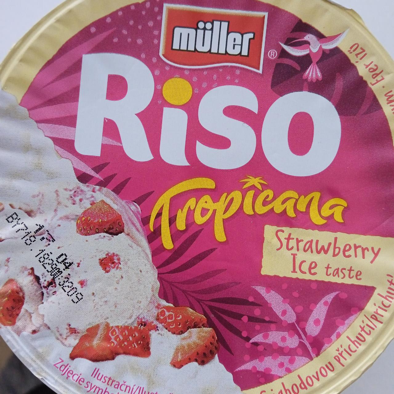 Fotografie - Riso tropicana strawberry ice taste Müller