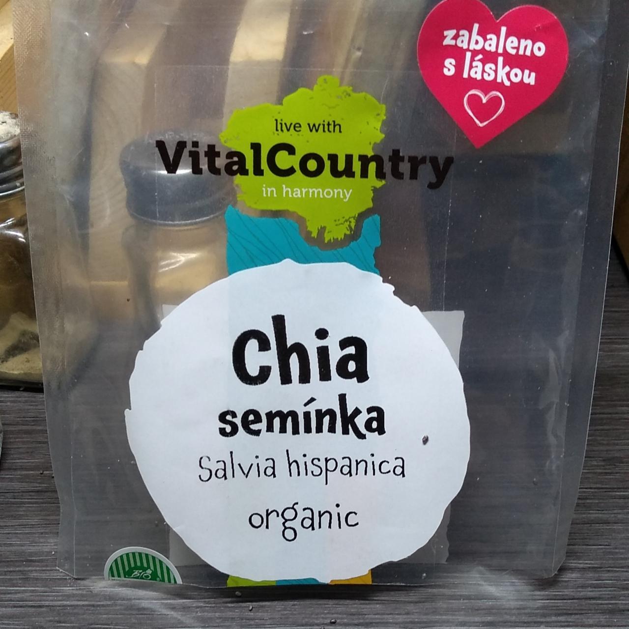 Fotografie - Bio Chia semínka Salvia hispanica VitalCountry