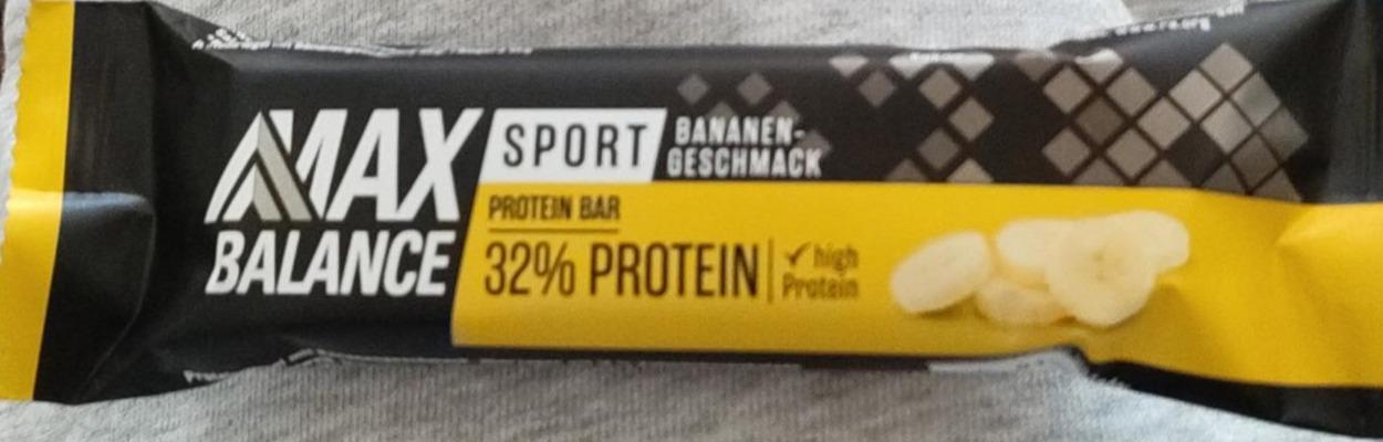 Fotografie - Max Balance 32% protein bar banán