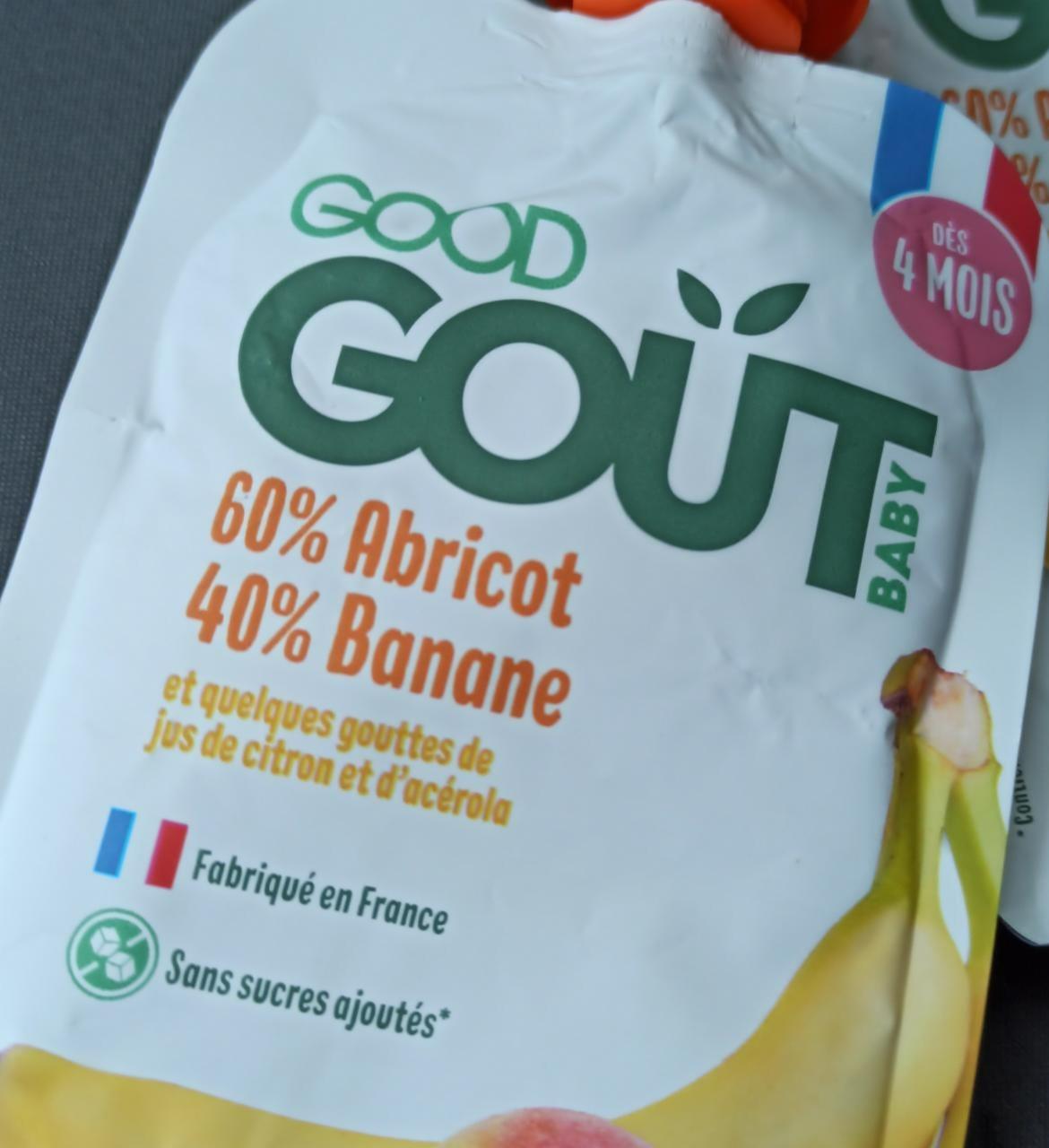 Fotografie - Abricot Banane Good gout