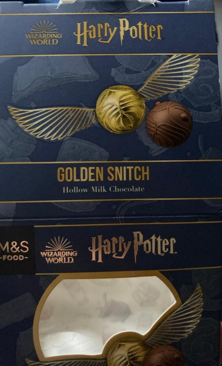 Fotografie - čokoláda Harry Potter golden snitch