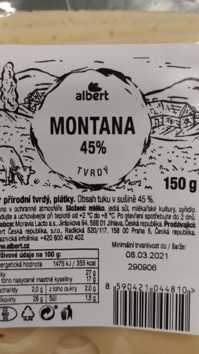 Fotografie - Montana 45% Albert