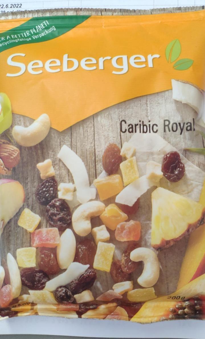 Fotografie - Nuts and dried fruit mix Caribic Royal Seeberger