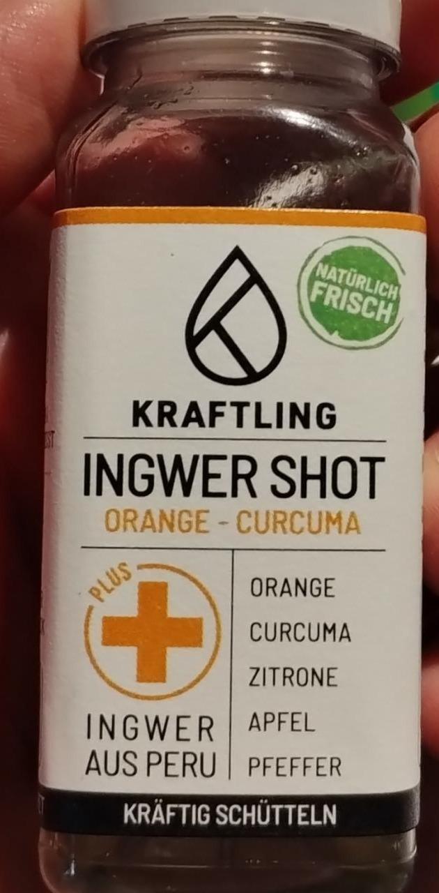 Fotografie - Ingwer Shot Orange - Curcuma Kraftling