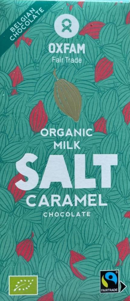 Fotografie - Organic Milk Salt Caramel Chocolate Oxfam