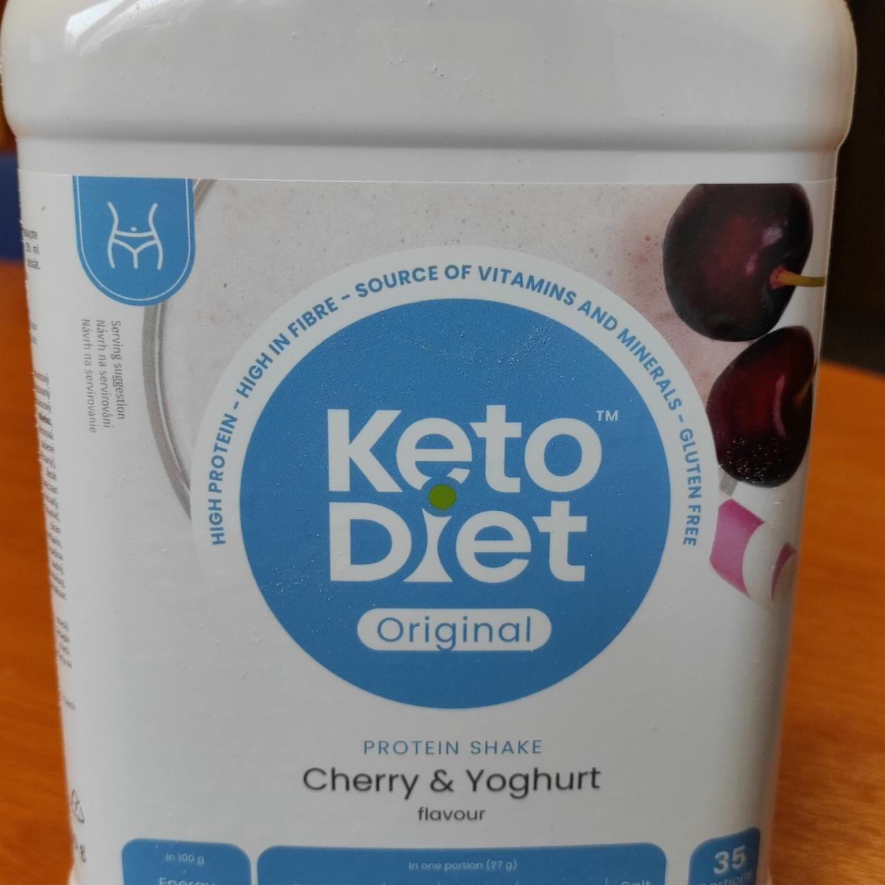 Fotografie - Protein shake Cherry & Yoghurt KetoDiet