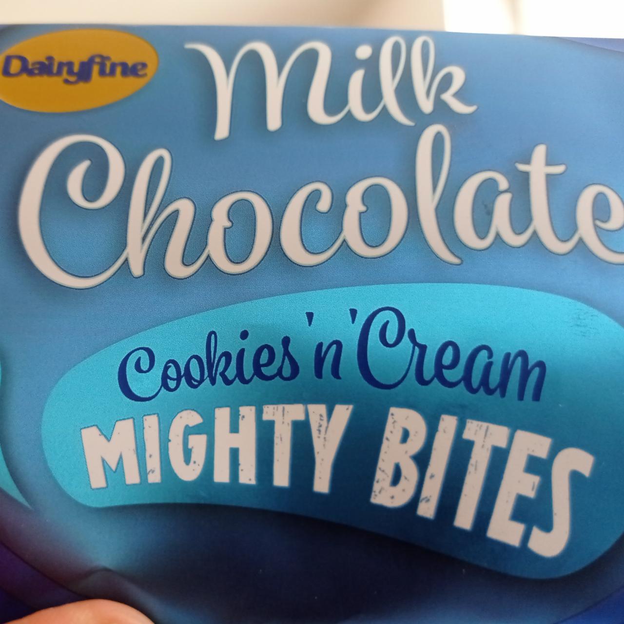 Fotografie - Milk Chocolate Cookies 'n' Cream Mighty Bites Dairyfine