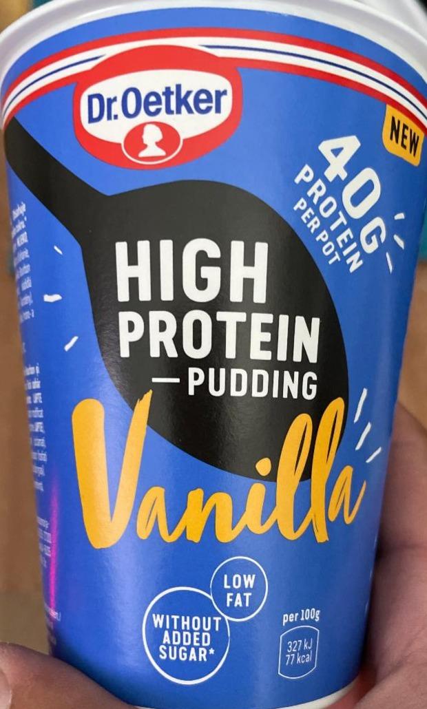 Fotografie - High Protein Pudding Vanilla Dr.Oetker