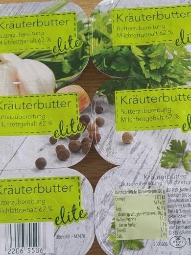 Fotografie - Kräuterbutter butterzubereitung milchfettgehalt 62% elite