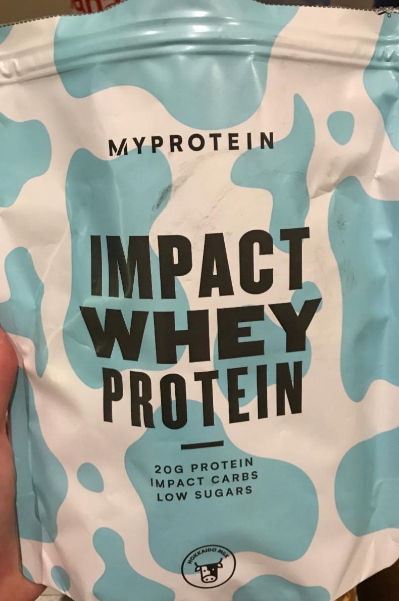 Fotografie - hokkaido milk impact whey MyProtein