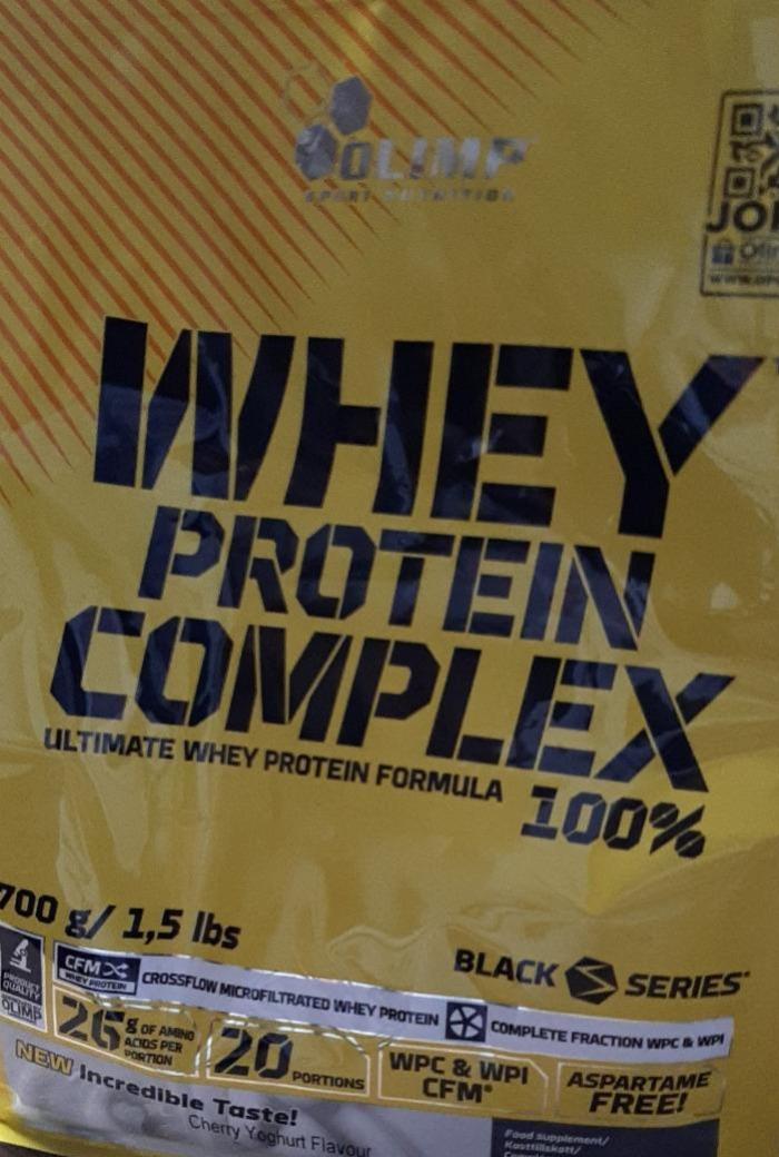 Fotografie - Olimp whey protein complex cherry yoghurt 
