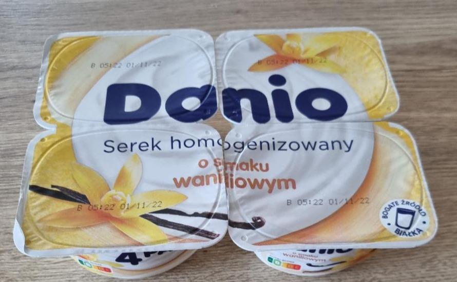 Fotografie - Serek homogenizowany o smaku waniliowym Danio