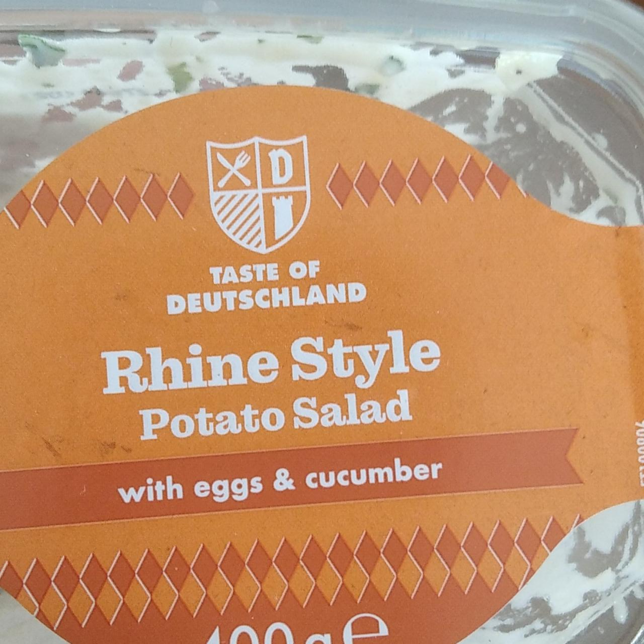 Fotografie - Rhine Style Potato Salad with eggs & cucumber Taste of Deutschland