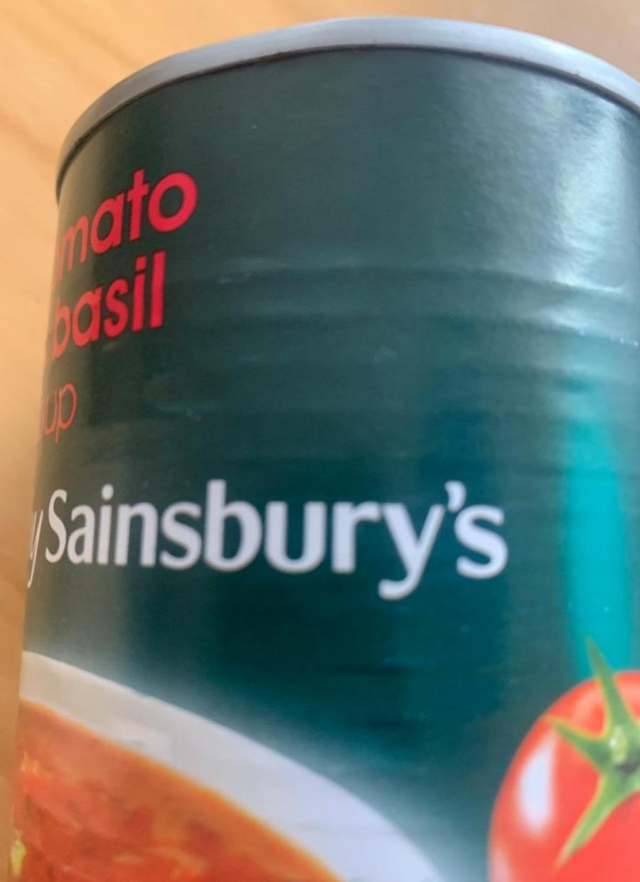 Fotografie - Tomato & Basil Soup by Sainsbury's