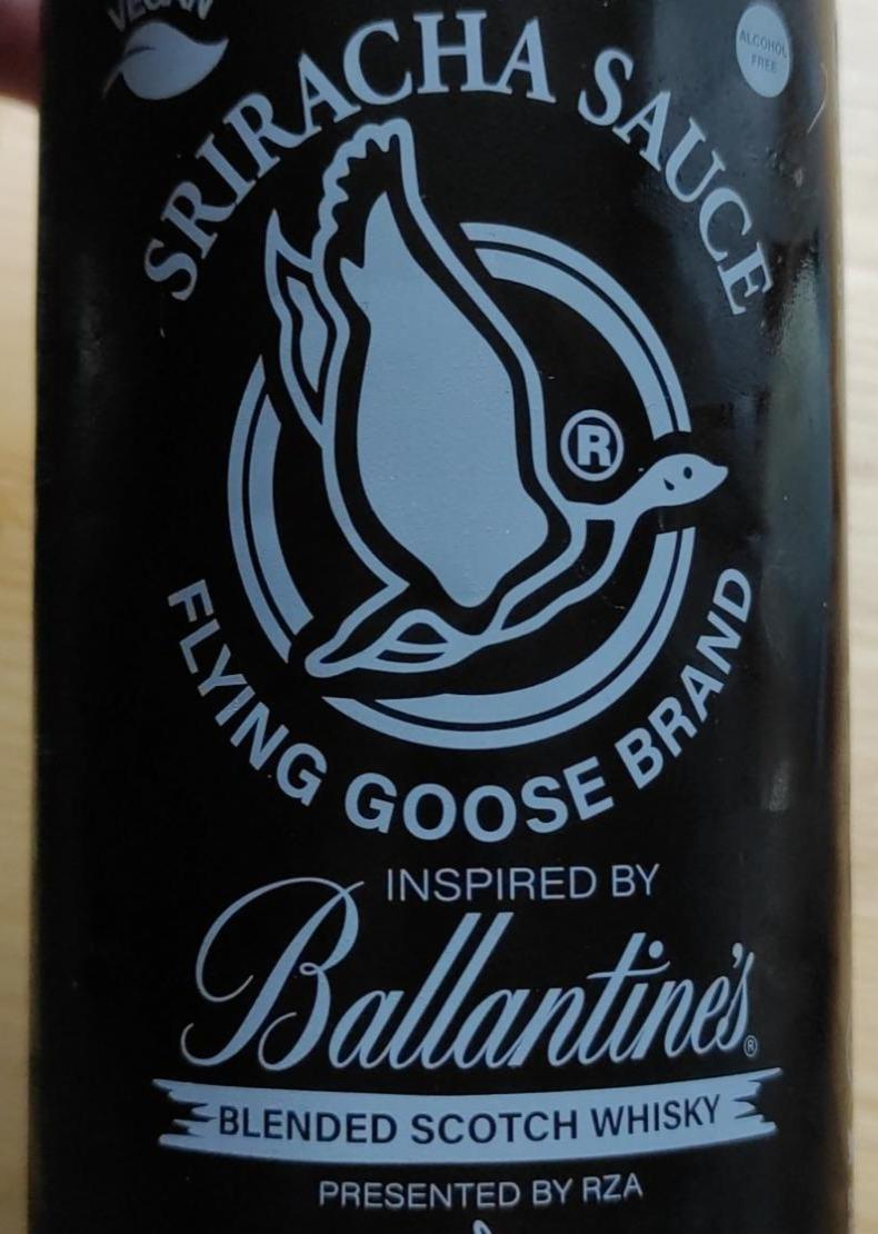Fotografie - Ballantine's Sriracha Sauce Flying Goose Brand